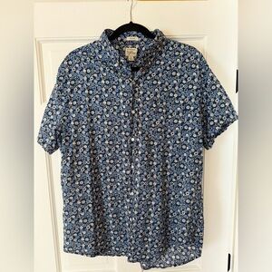 J.Crew Floral Blue Men's Classic Fit Shirt